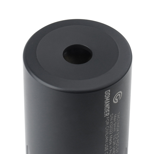 Gomander - Tactinox 9 S PCC DT Silencer - Cal. 9 mm - 1/2 x 28 UNEF - Black - TB0.9122 1/2x28UNEF-BK
