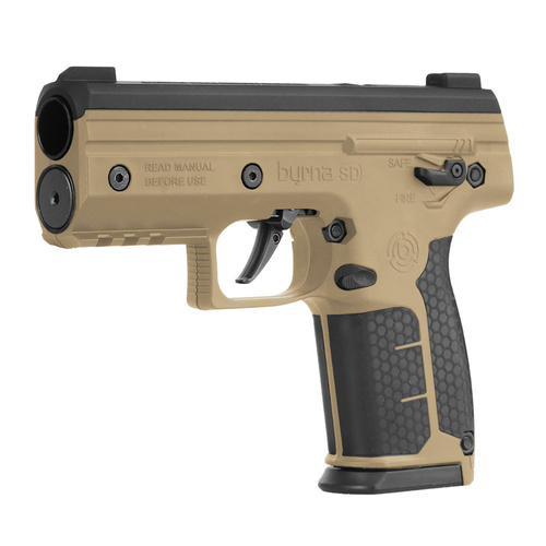 Byrna - Rubber and Pepper Bullet RAM Pistol Byrna SD - .68 - CO₂ - Tan - SK68300-TAN