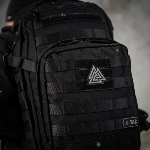 M-Tac - 3D PVC Patch Valknut - Black / Gray - 51163211