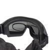 Swiss Eye - Ballistic Goggles F-Tac with Visor Set - Black - 18826