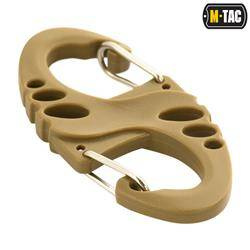 M-Tac - Double Carabiner S-Hook -  Coyote - MTC-SHKCRBNR-COY