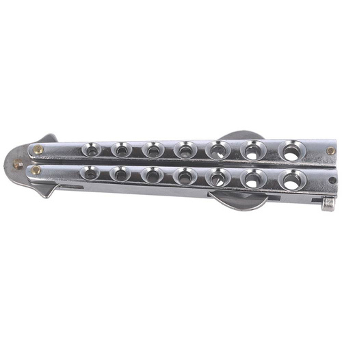 Herbertz Solingen - Bottle Opener Balisong - Chrome - 571113