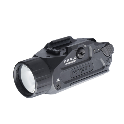 Holosun - Tactical Weapon Flashlight Plus - 20,000 cd - Green Laser - Black - P.ID Plus