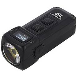 NiteCore - TUP Keychain LED Flashlight with 1200 mAh Rechargeable Battery - 1000 lm - TUP Hi-Tech Black