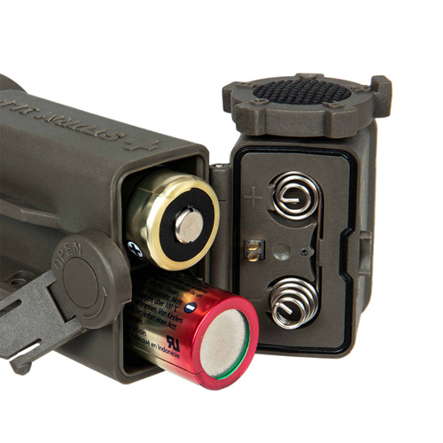 Mactronic - Helmet Mounted Tactical Flashlight Storm 1LP - LED RGB - IR - Olive Drab - THL0051