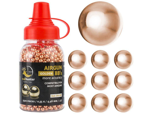 RazorGun - Airgun BB's Gold - 4.46 mm - 1500 pcs - 337-000