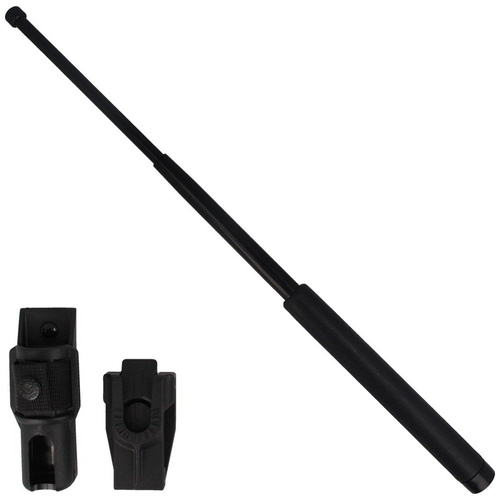 ESP - Hardened expandable baton - 21'' - Smooth imitation leather handle - EXB-21HL BLK BH-54-L