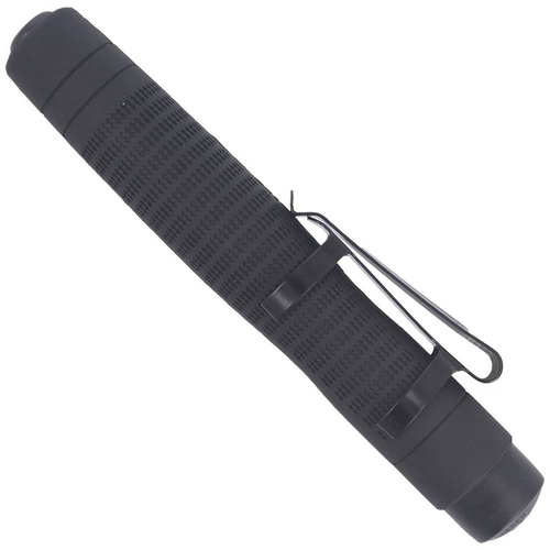ESP - Hardened expandable baton with clip - 18'' - Ergonomic Handle - EXB-18HE BLK BC-01
