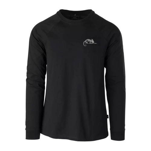 Helikon - Helikon-Tex Logo Long Sleeve T-Shirt - Black - TS-HLT-CO-01