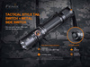 Fenix - Tactical LED Flashlight Rechargeable - 1700 Lumens - 2600 mAh - Black - PD35 V3.0
