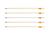 Poe Lang - Wooden Arrow - 29" - Sharp Disc Tip - 5 pcs - D-002A-B3