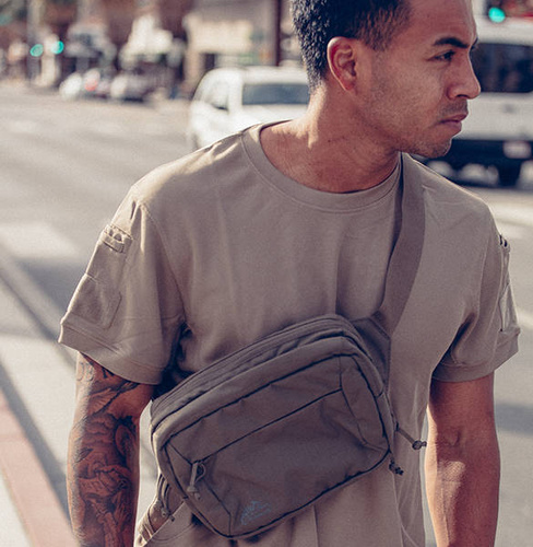 Helikon - Rat Kidney Bag - Black / Earth Brown - TB-RAT-CD-0A01A