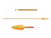 Poe Lang - Bow Arrow - Wooden - 27" - Smooth Tip