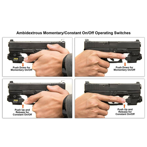 Leapers - Ambidextrous Compact Green Laser Sight - SCP-LS279S-A