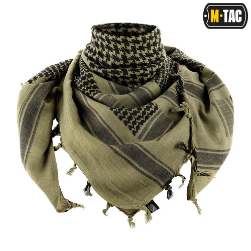 M-Tac - Arafat Headscarf - Black / Foliage Green - 40908007