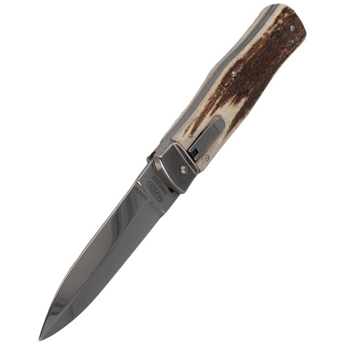 Mikov - Automatic spring knife Predator Deer Stag - 241-NP-1/KP