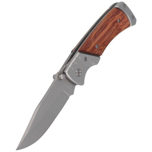 Herbertz - Wood clip point folding knife 85 mm - 218211
