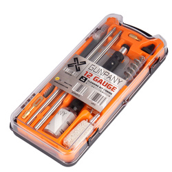 GunPany - Shotgun Cleaning Kit 12 Gauge - 15 items - Orange - SCCK-08
