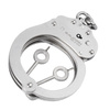 Alcyon - Steel Chain Handcuffs - Double Locking - Silver - 5050-X