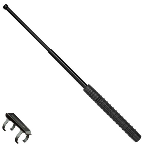 ESP - Hardened expandable baton with clip - 21" - Extra Grip handle - Black - EXB-21H BLK BC-01
