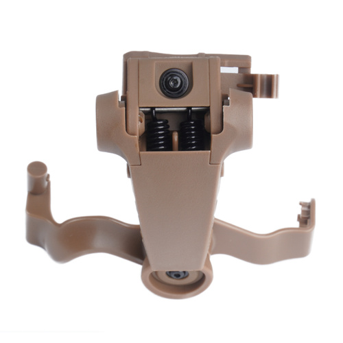 Earmor - Adapter for M32 Plus Headphones at ARC Rail - Polymer - Coyote Brown - M16A-CB