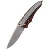Herbertz - Drop Point Wood/Metal Folding Knife - 288611