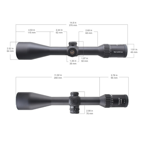 Vector Optics - Riflescope Continental x8 3-24 SFP ED - 56 mm - Black - SCOL-50