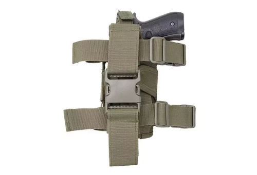 GFC Tactical - Holster Thigh with Loader Magazine - Nylon - Olive - GFT-29-000235