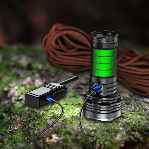 Fenix ​​- LR40R V2.0 Searchlight with 15000 mAh Battery - 15000 lm - Black - LR40R V2.0