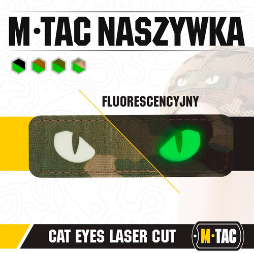 M-Tac - Morale Patch - Cat Eyes - Laser Cut - MultiCam - 51009899