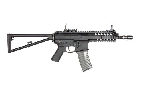 Double Bell - PDW BI-8002 Electric Carbine Replica - Black - DBY-01-000830