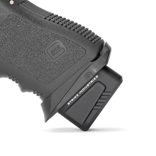 Strike Industries - Magazine Foot EMP LED for Glock with Flashlight - Black - SI-EMP-LED-BK
