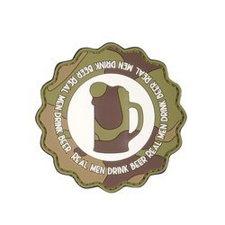101 Inc. - 3D Patch - Real Men Drink Beer - Woodland - 444130-7313