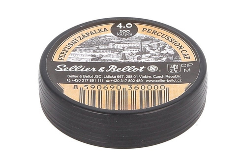 Sellier&Belott - Percussion Caps No. 4.0 - 100 pcs. - P210