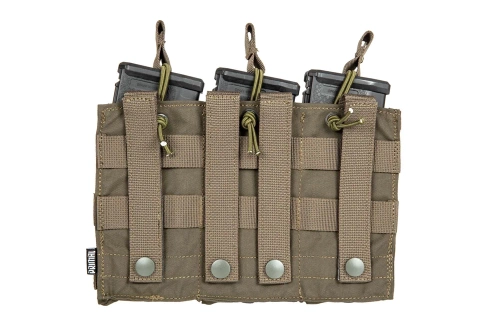 Primal Gear - Triple Magazine Pouch Open Koga - Aspen 500D - AK/AR - Olive - PRI-19-031791