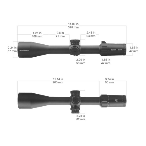 Vector Optics - Forester JR. Power 3-9x40 Riflescope - Black - SCOM-35