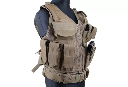 GFC Tactical - Tactical Vest KAM-39 - Brown - GFT-18-001855