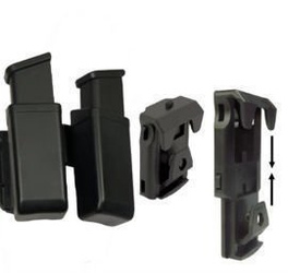 ESP - Double Magazine Pouch for 9 mm / .40 with UBC-01 belt attachment - MH-MH-04 BK