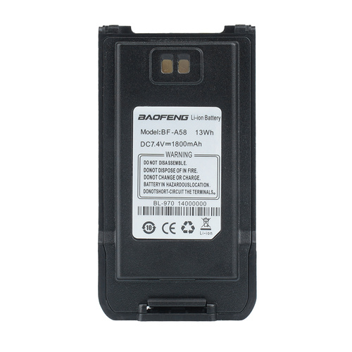BaoFeng - Battery for the BF-A58 Radio - 7.4V - 1800 mAh
