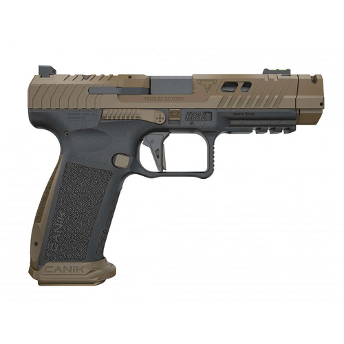 Canik - Pistol TP9 TTI Combat - Taran Tactical Innovations - 9x19 Para - Czarny/Coyote Brown