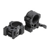 Leapers - Two Piece Mount AccuSync 1"/22 - 25.4 mm - Medium - Black - AQR115
