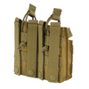 Condor - Double M4 Mag Pouch - MOLLE - Coyote Brown - MA43-498
