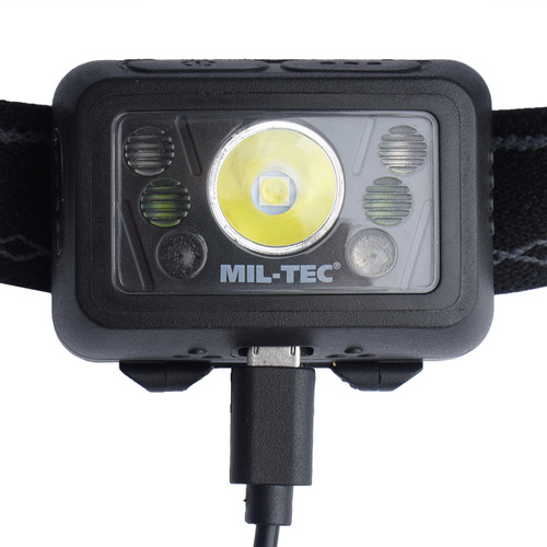 Mil-Tec - GC260 Rechargeable Headlamp - 265 lm - Black - 15172400