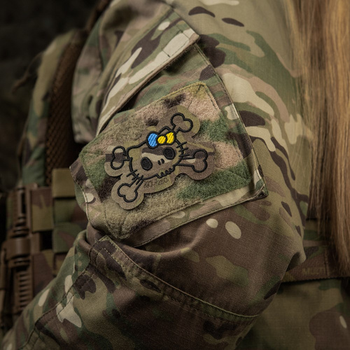 M-Tac - Kitty Contour Patch - Embroidery - Yellow and Blue Bow - MultiCam - 51386208