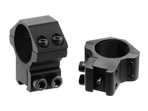 Leapers -  Two Piece Mount AccuShot 1"/11 - 25.4 mm - Medium - Black - RGPM-25M4
