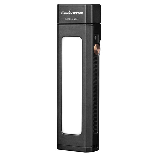 Fenix - Rechargeable LED Flashlight WT16R - Workshop - 300 lumens - Black - 039-479