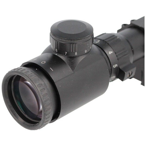 Lensolux - Rifle Scope 3-9x50E, illuminated 4 Red-Dot reticle - 19312