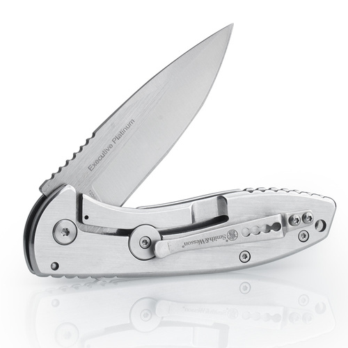 Smith&Wesson - Folding Knife Executive Platinum - Silver - 1208415