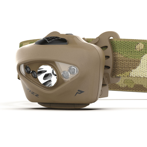 Princeton Tec - VIZZ TAC MPLS Headlamp - TAN / MultiCam - VIZZ-MPLS-MC 