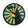 M-Tac - Way of the Samurai Patch - 3D PVC - Yellow/Blue - 51338301